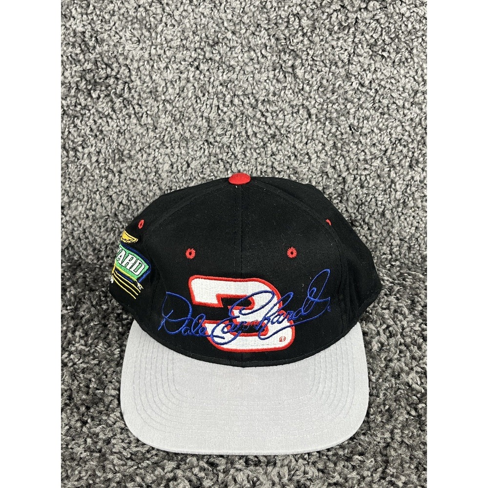 Vintage 90s NASCAR Dale Earnhardt 1998 Brickyard 400 Racing Snapback Hat Cap